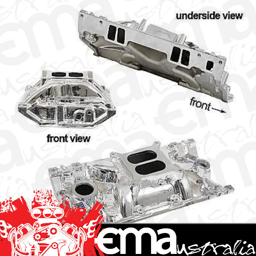Edelbrock 27164 Performer EPS Vortec Intake Manifold for Small-Block Chevy, EnduraShine Finish