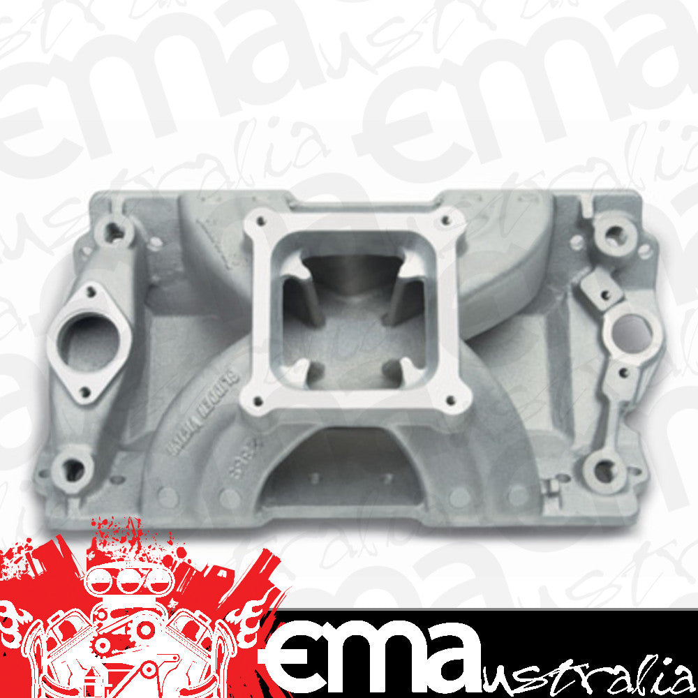 Edelbrock 2859 Victor 15-18 Degree Intake Manifold Small-Block Chevy
