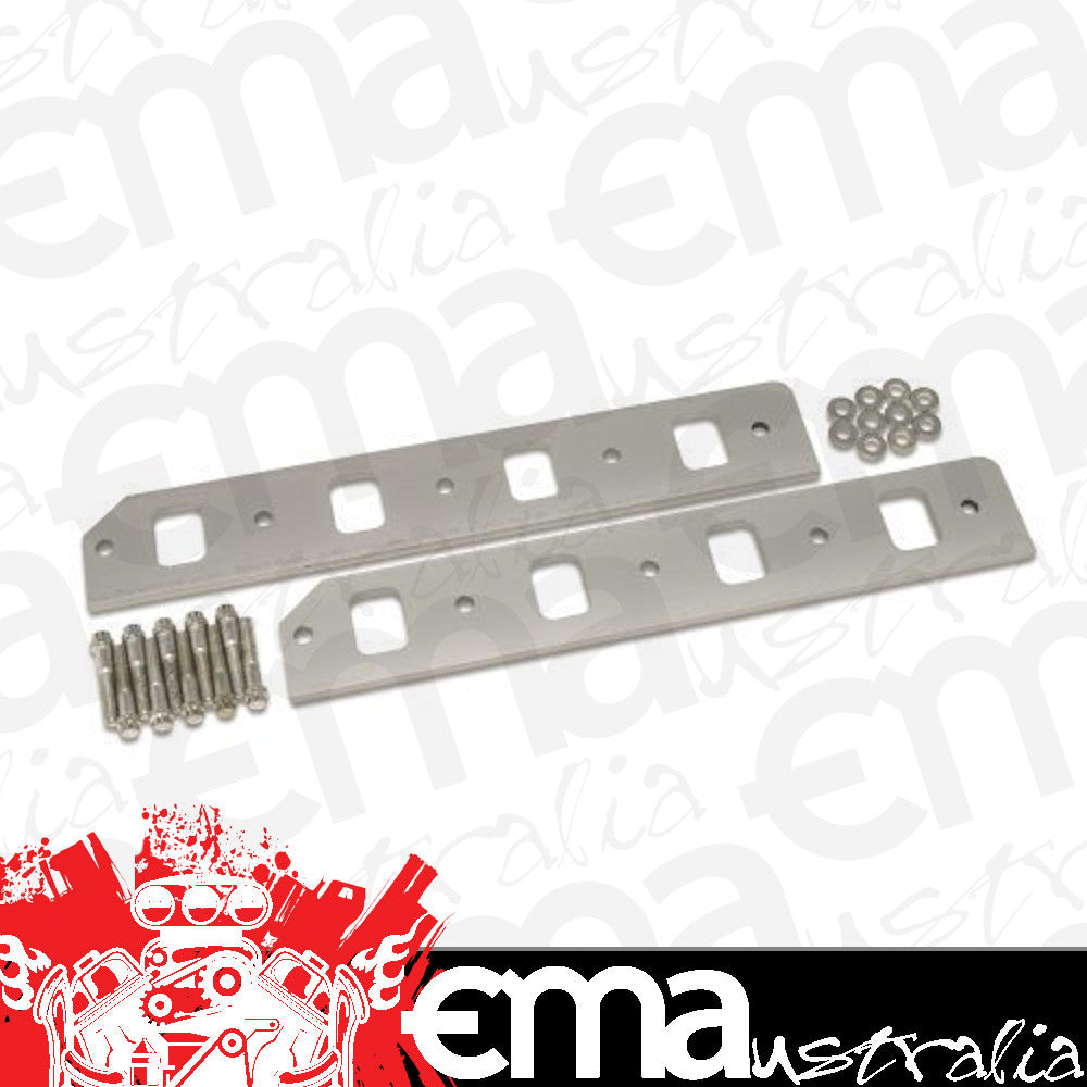 Edelbrock 2864 Alum. Spacer Plate Kit to fit a Ford 9.2 deck SC-1 Manifold to a 9.5 deck block