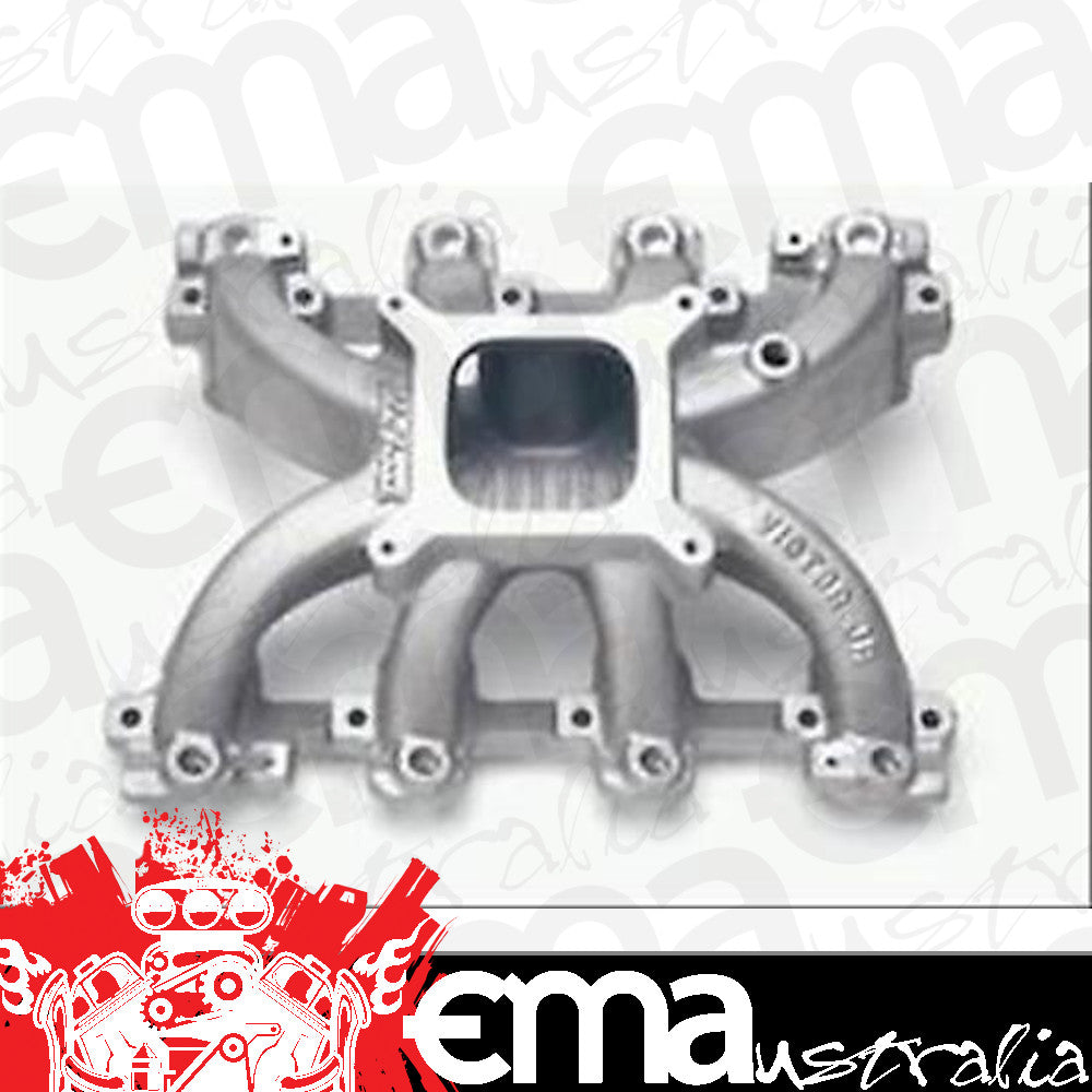 Edelbrock ED29087 Chev GM LS1 LS2 Victor Jr Carbureted Intake Manifold SQ Bore