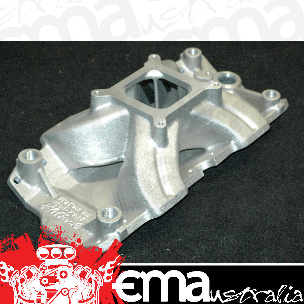 Edelbrock ED2951 Chev SB 262-400 Victor Jr. High Port Waterless Intake Manifold