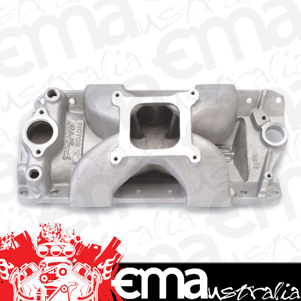 Edelbrock ED2978 Edelbrock Victor E Intake Manifold Chev SB 302-400 Cid V8 4500-8500 RPM ED2978