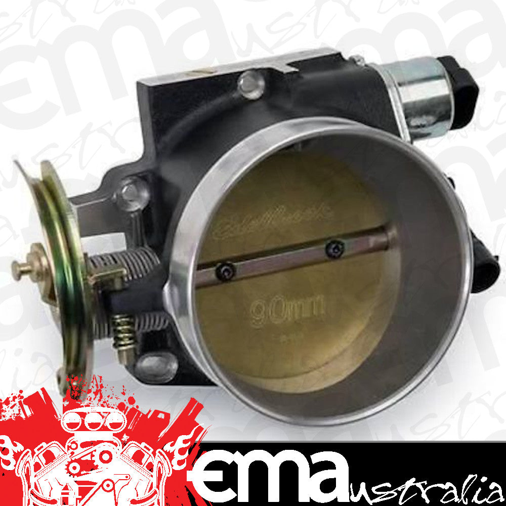 Edelbrock ED38643 Victor 90mm Throttle Body Black Chev/Holden LS1 5.7L TPS & IAC