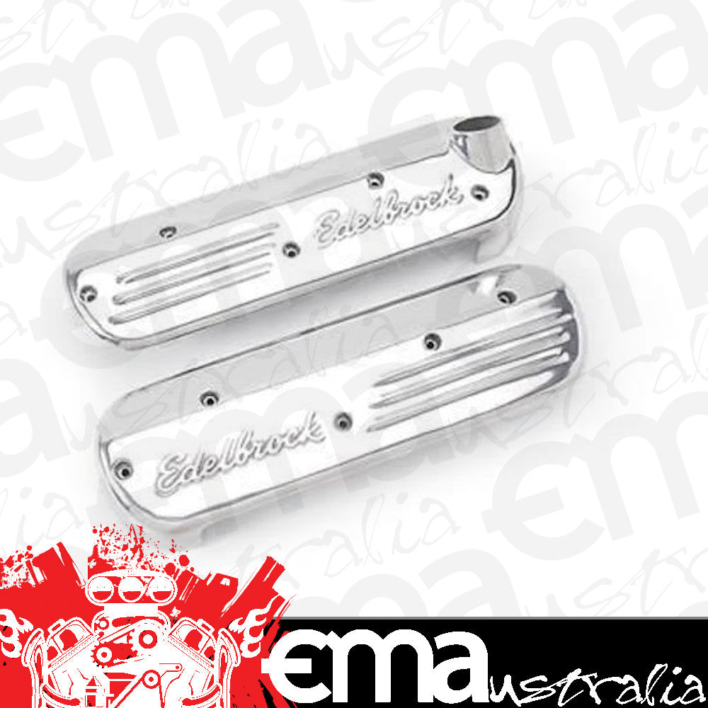 Edelbrock ED41181 Chev LS1 LS6 4.8L-6.0L Aluminium Ignition Coil Covers Polished
