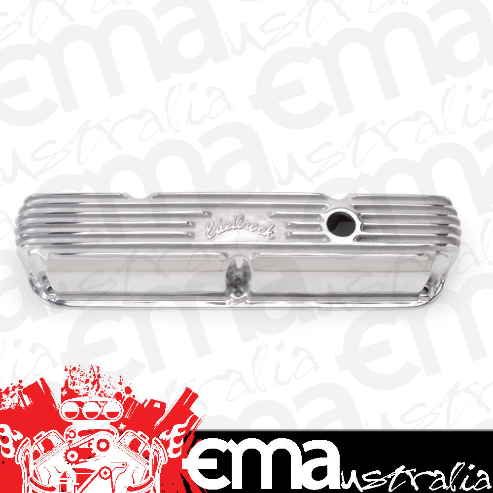 Edelbrock 4176 Classic Series Valve Cover for Chrysler Small-Block LA 318-340-360