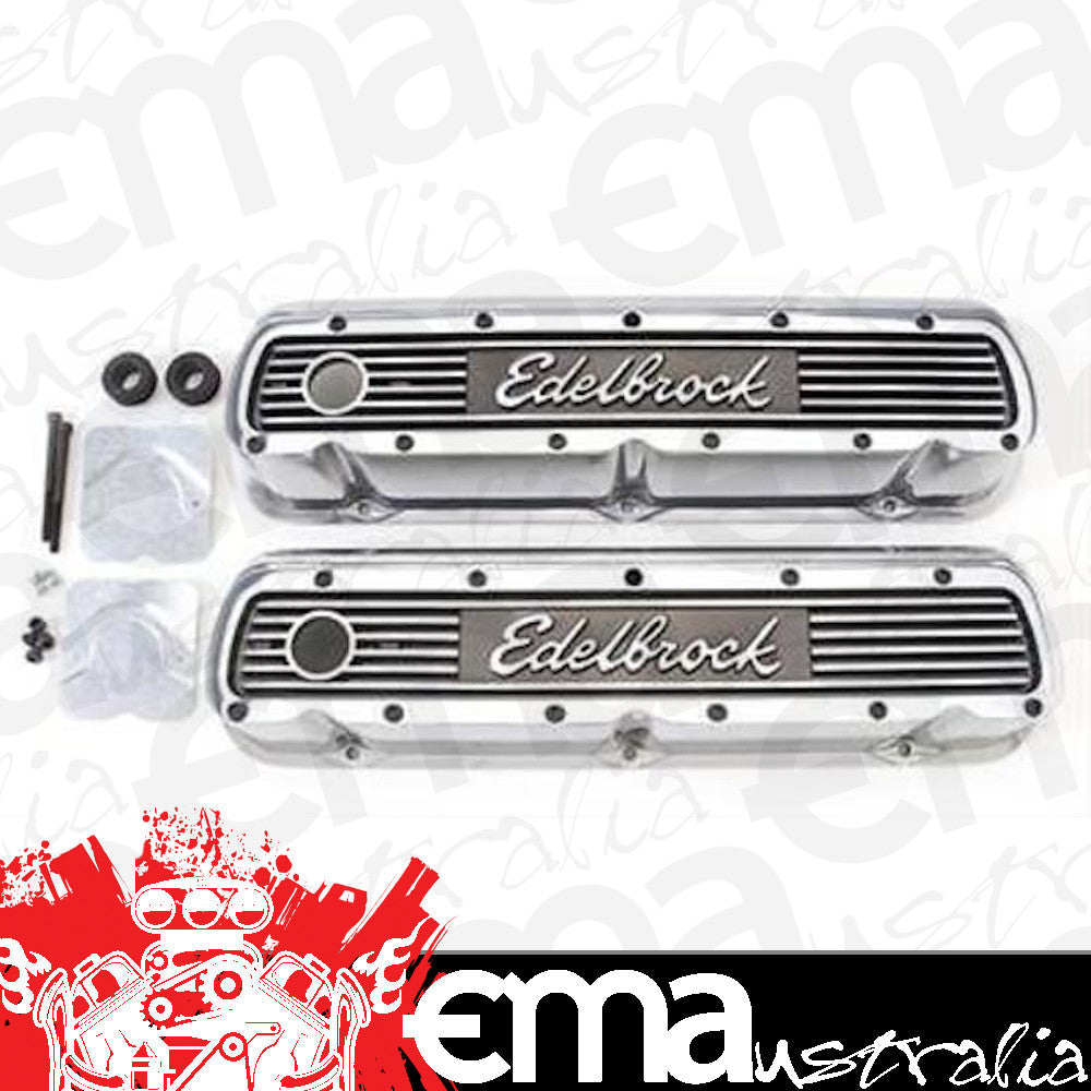 Edelbrock ED4260 Ford SB Ford Windsor 260-351 Tall Elite Series Valve Covers