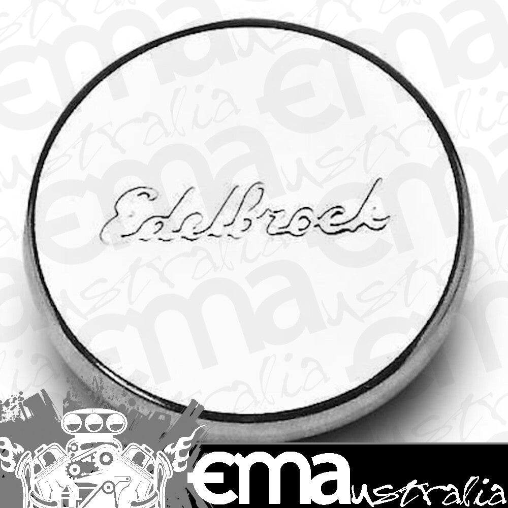 Edelbrock ED4415 Edelbrock Chrome Oil Fill Hole Plug Fits 1-1/4" Diameter Hole ED4415