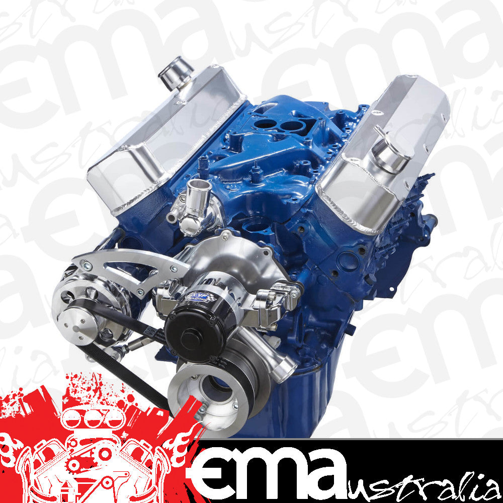 CVF 302-SERPENTINE-ALT-EWP-55 Ford 289-302-351W Serpentine Conversion Kit - Meziere High Flow Electric Water Pump