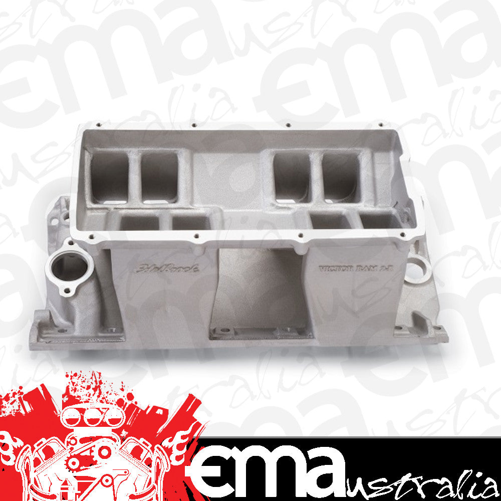 Edelbrock ED7075 Victor Ram 2-R Intake Manifold Big Block Chevy W/ Rectangular Ports 4500-8500 RPM Base Only ED7075
