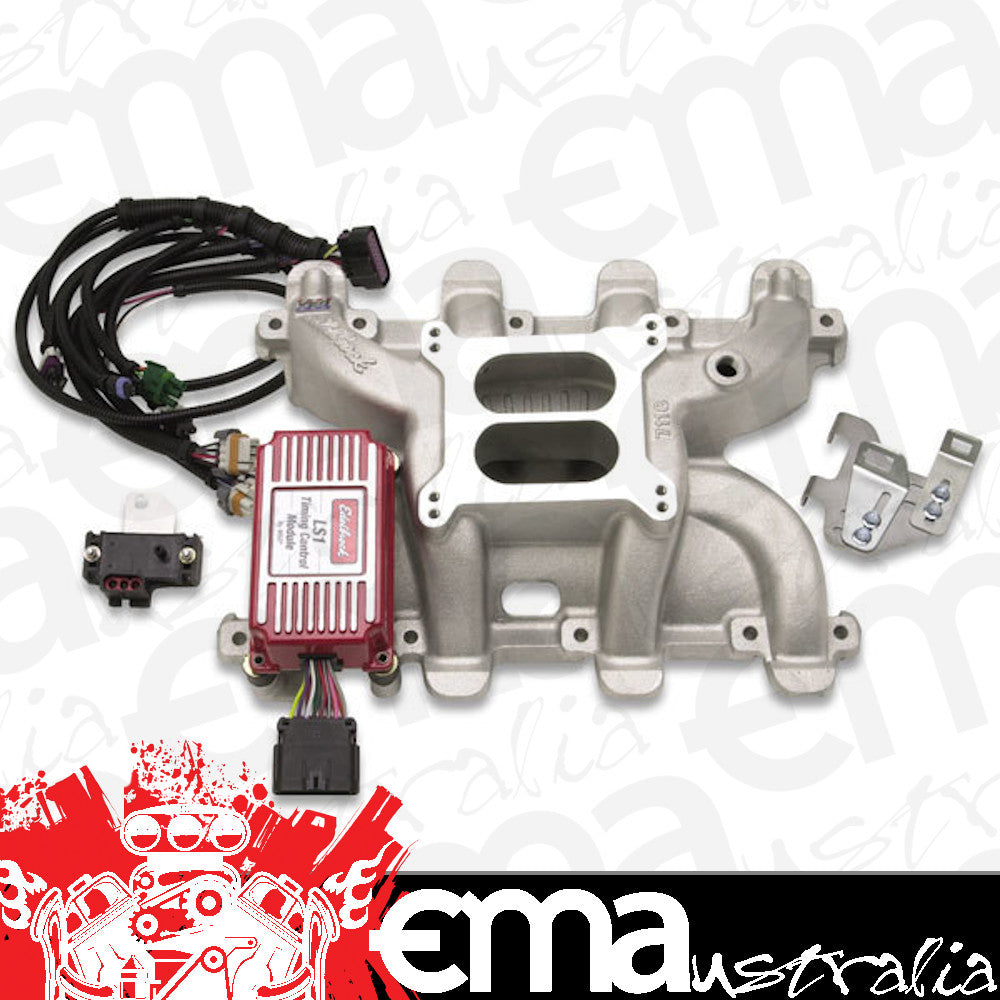 Edelbrock ED7118 Performer RPM Intake Manifold Chevy LS1-Ls6, 1500-6500 RPM, Incl Timing Control Module ED7118
