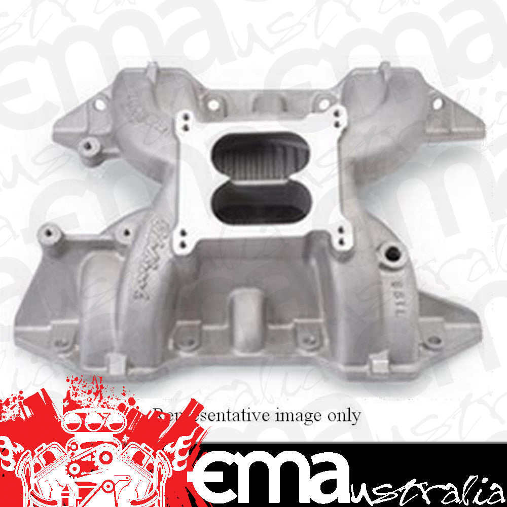 Edelbrock 71933 Performer RPM Big Block Chrysler 440 Black Intake Manifold