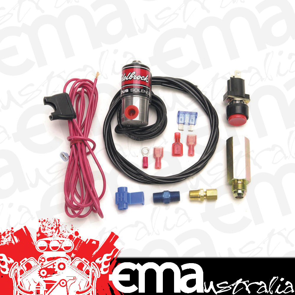Edelbrock ED72176 Edelbrock -4An Nitrous Purge Valve Kit Inc Solenoid, Switch, Filter Etc ED72176
