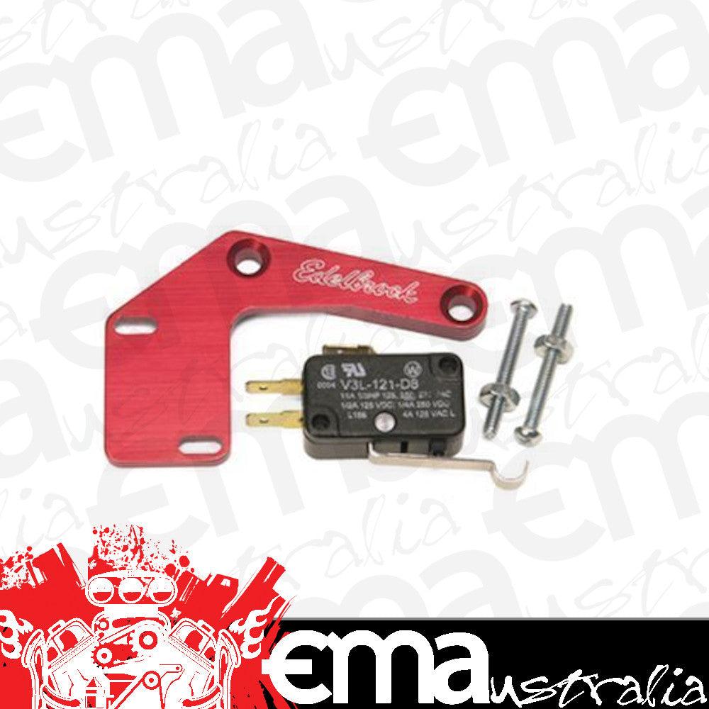 Edelbrock ED72282 Microswitch & Bracket for Holley Standard Flange Carb no Choke