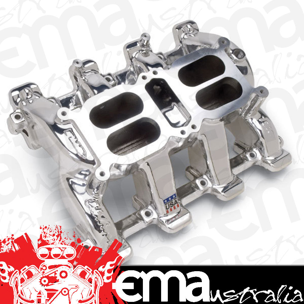 Edelbrock ED75184 Performer RPM Air-Gap Dual-Quad LS1 Intake Manifold Endurashine