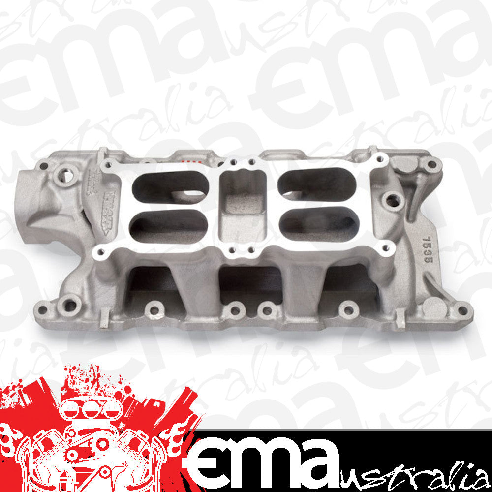 Edelbrock ED7535 RPM Air-Gap Dual Quad Intake Manifold Ford 289-302W 1500-6500 RPM ED7535