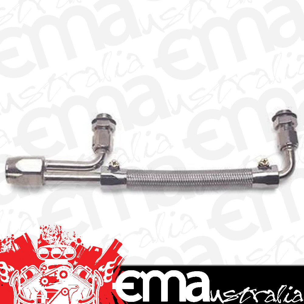 Edelbrock 8091 Dual-Quad Fuel Hose Kit #8091 Endura Finish