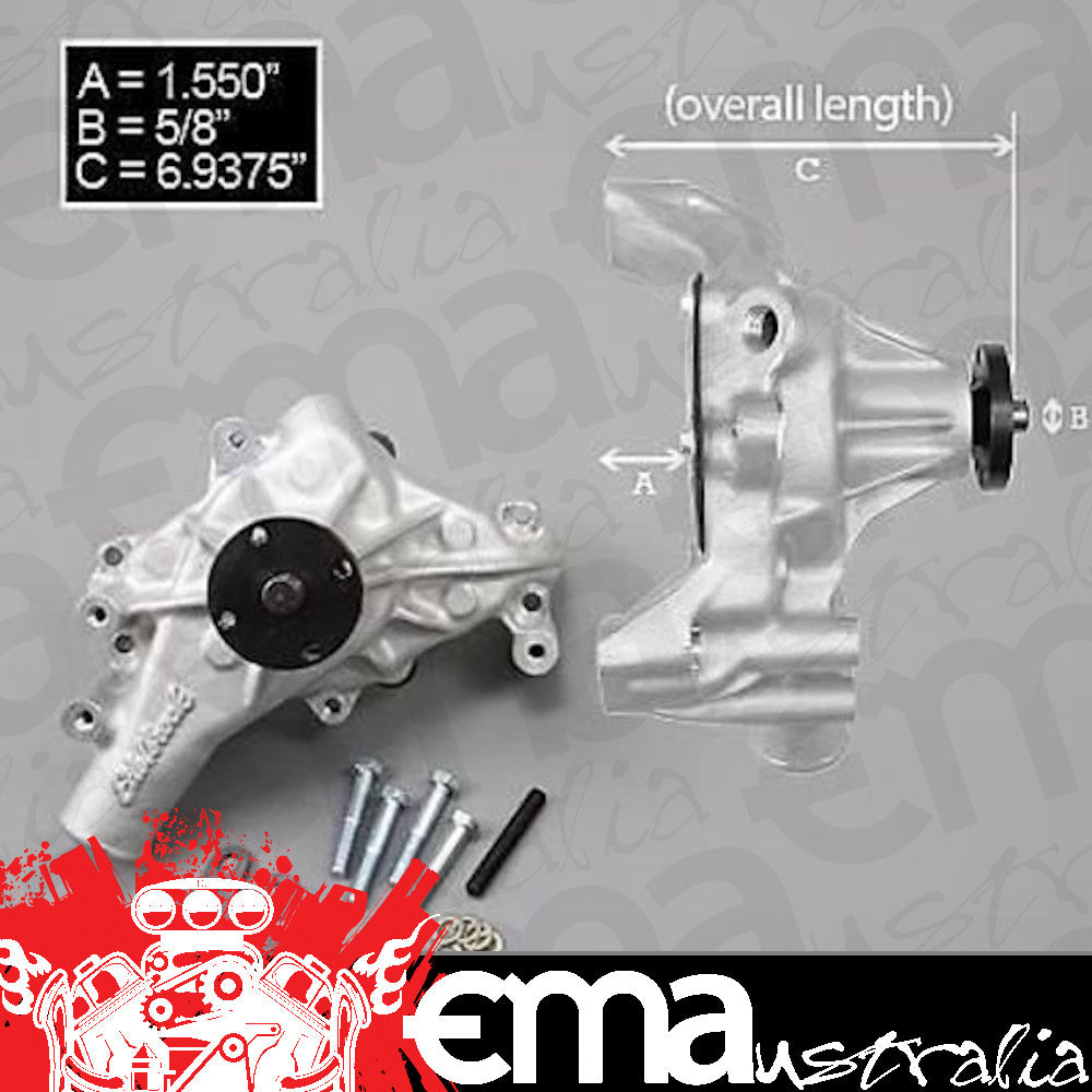Edelbrock ED8811 Chev Small Block 262-400 Aluminium High Volume Long Water Pump