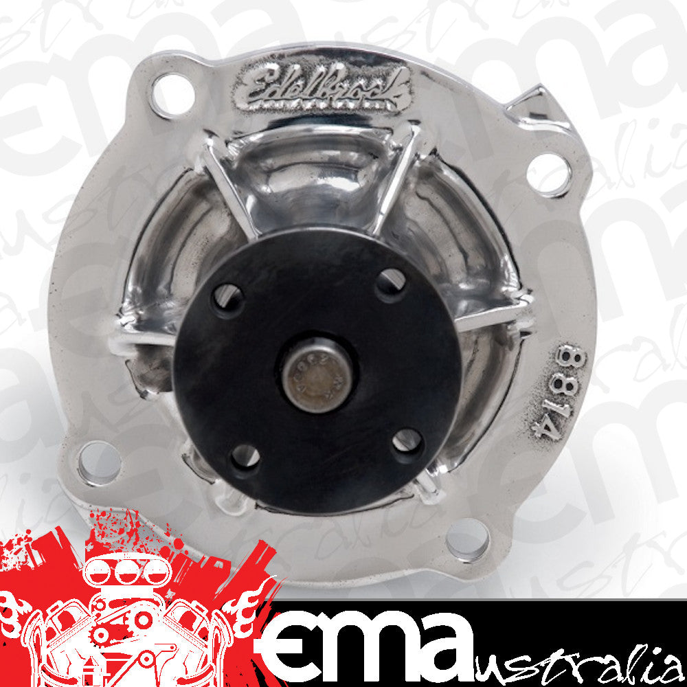 Edelbrock 8824 Water Pump #8824 For 1958-79 BB Chrysler 361-440, Standard Rotation, Polished