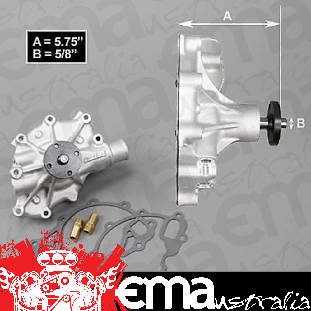 Edelbrock ED8840 Edelbrock Victor Series H/V Water Pump suit Ford Windsor 5.0L V8 Satin ED8840