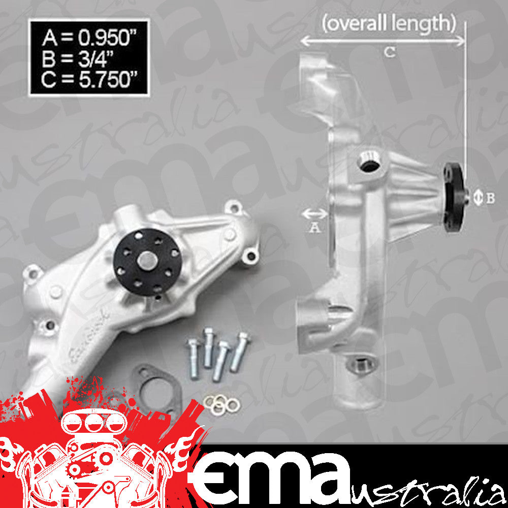 Edelbrock ED8852 Edelbrock Victor Series H/V Water Pump Chev BB 454 Corvette Short Style ED8852