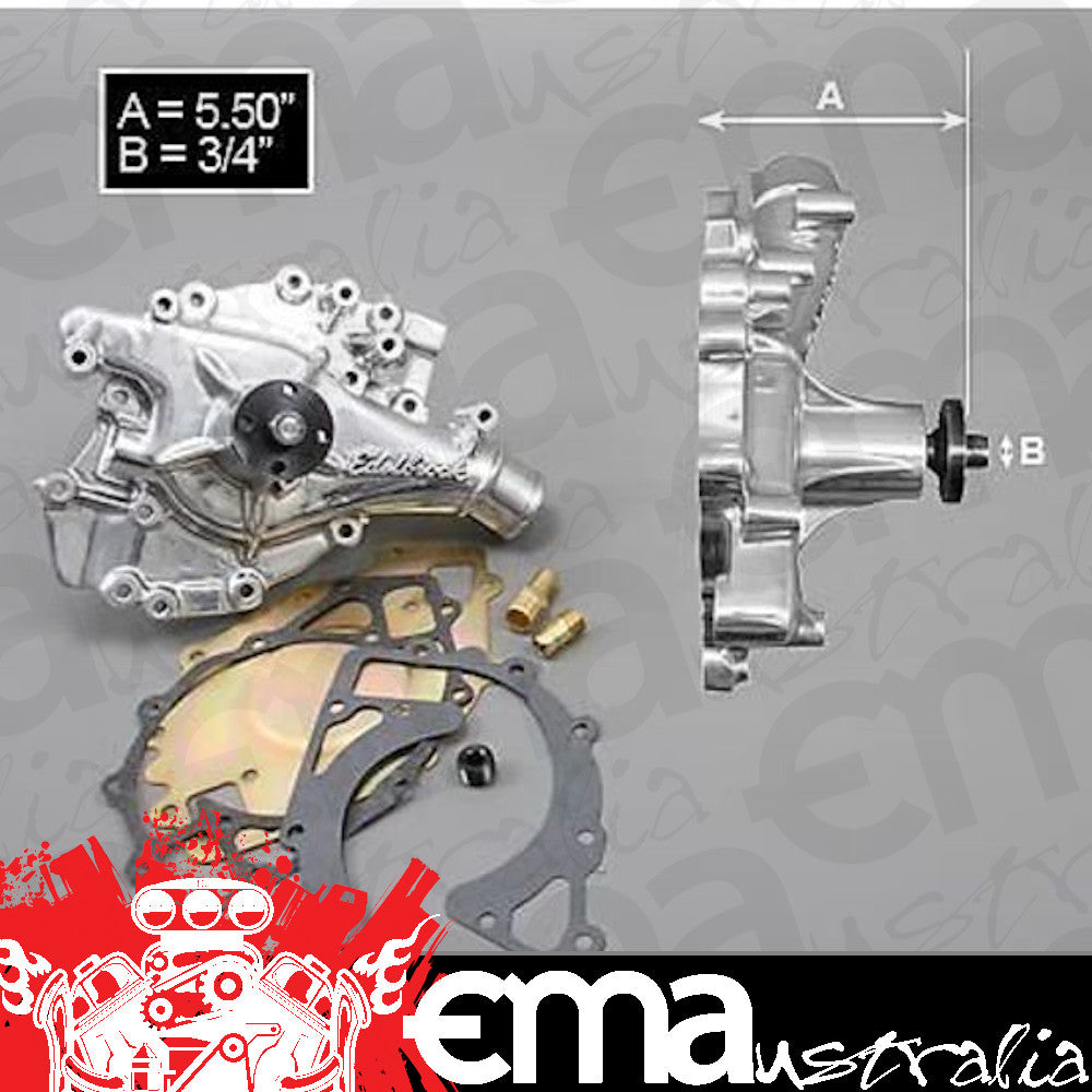 Edelbrock ED8876 Edelbrock Victor Series H/V Alloy Water Pump Ford BB 429/460 V8 ED8876