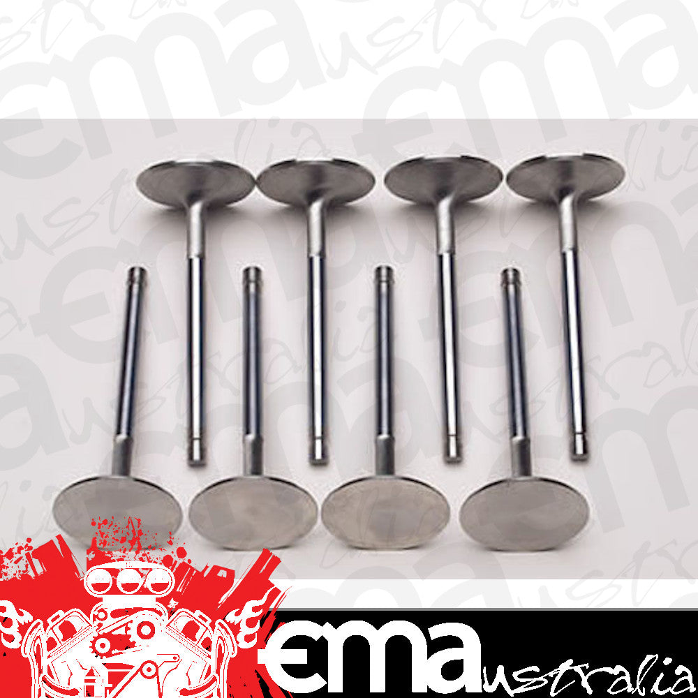 Edelbrock ED9775 Edelbrock S/Steel Inlet Valves 2.19" Head 5.3" Long Chev BB 396-454 ED9775