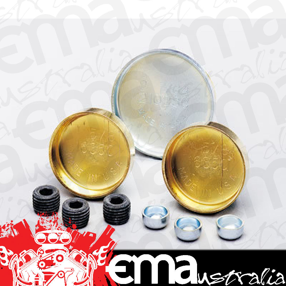 Sealed Power 381-8007 Brass Core Plug Set ELPE100BSP suit Chev 262-350