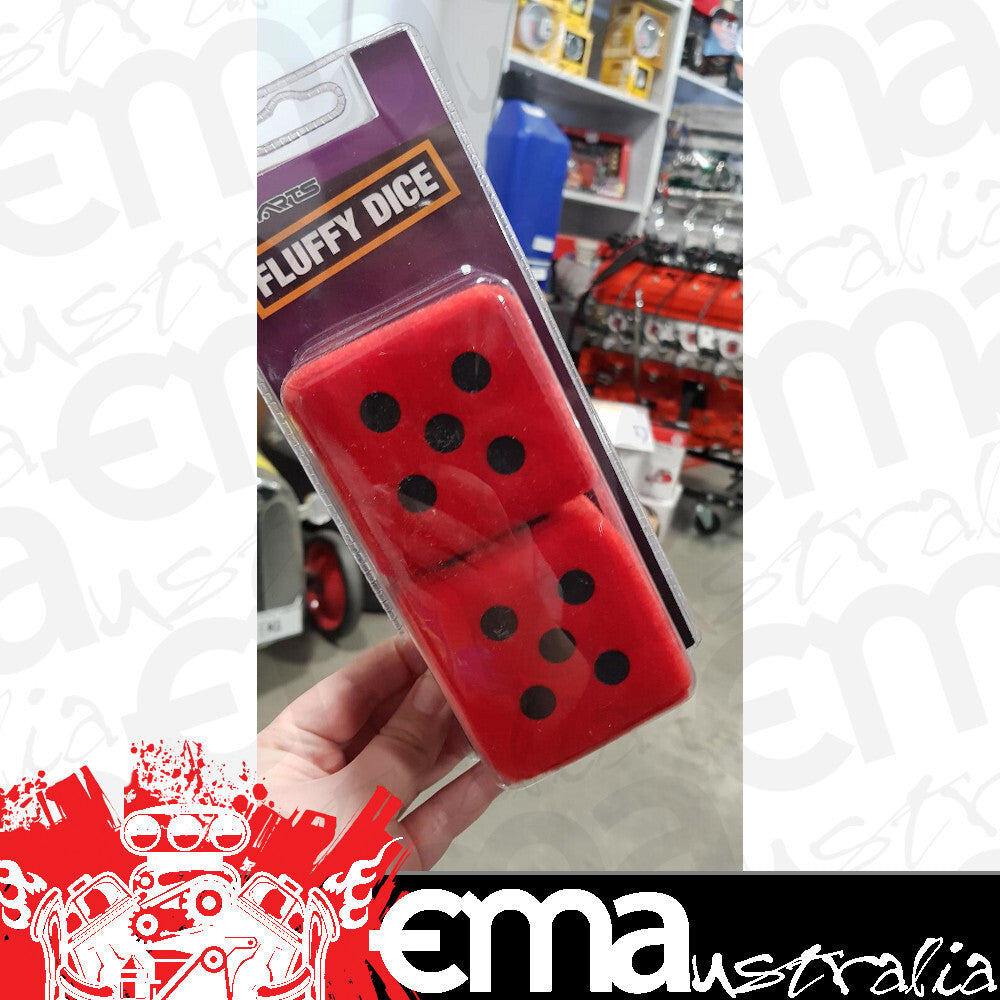 Engine Master Australia EMA-44302 Red Fluffy Dice