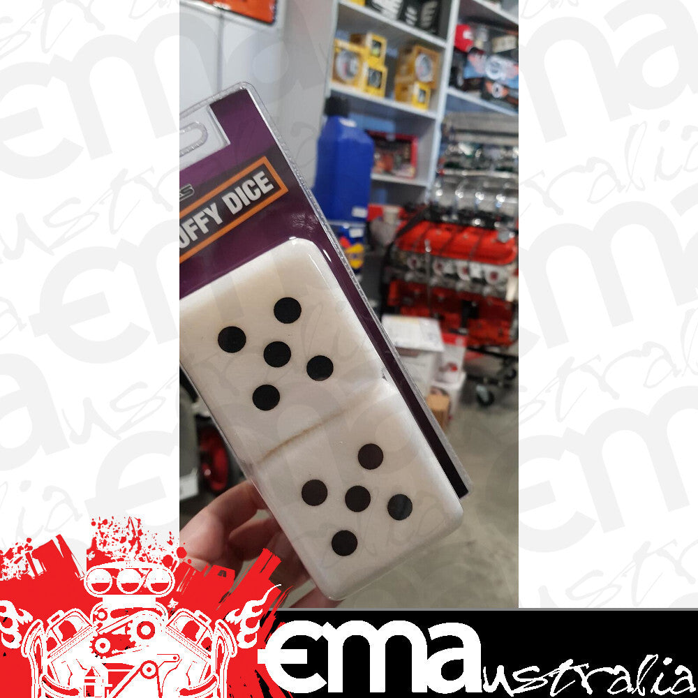 Engine Master Australia EMA-44304 White Fluffy Dice