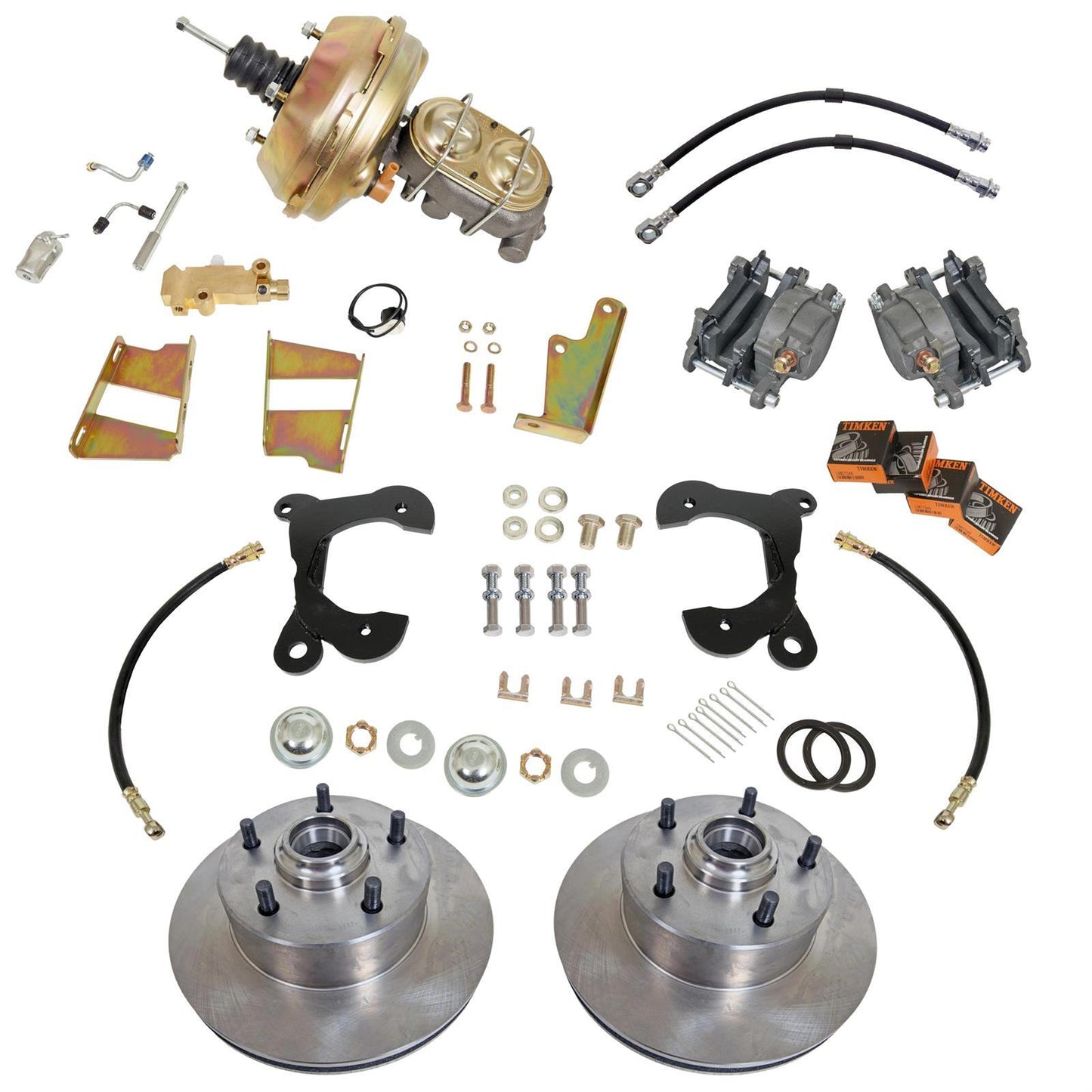 Engine Master EMA-BK1515 Chev 1955-1964 Complete Drum-To-Disc Brake Conversion Kit