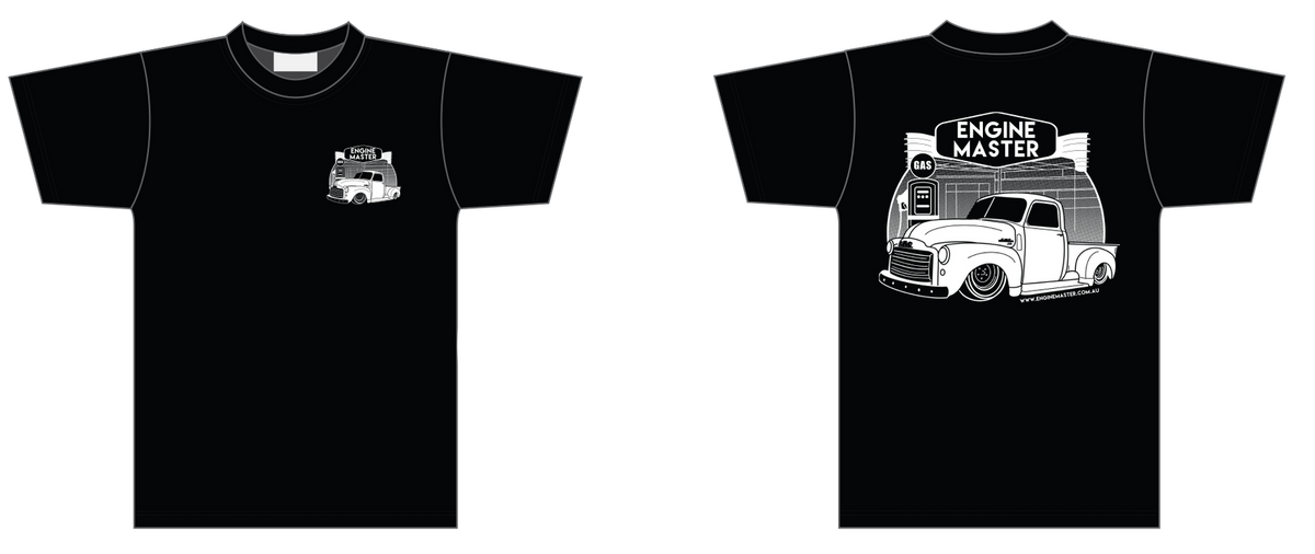 Engine Master 1950 GMC Pick-Up Truck Lowrider T-Shirt
