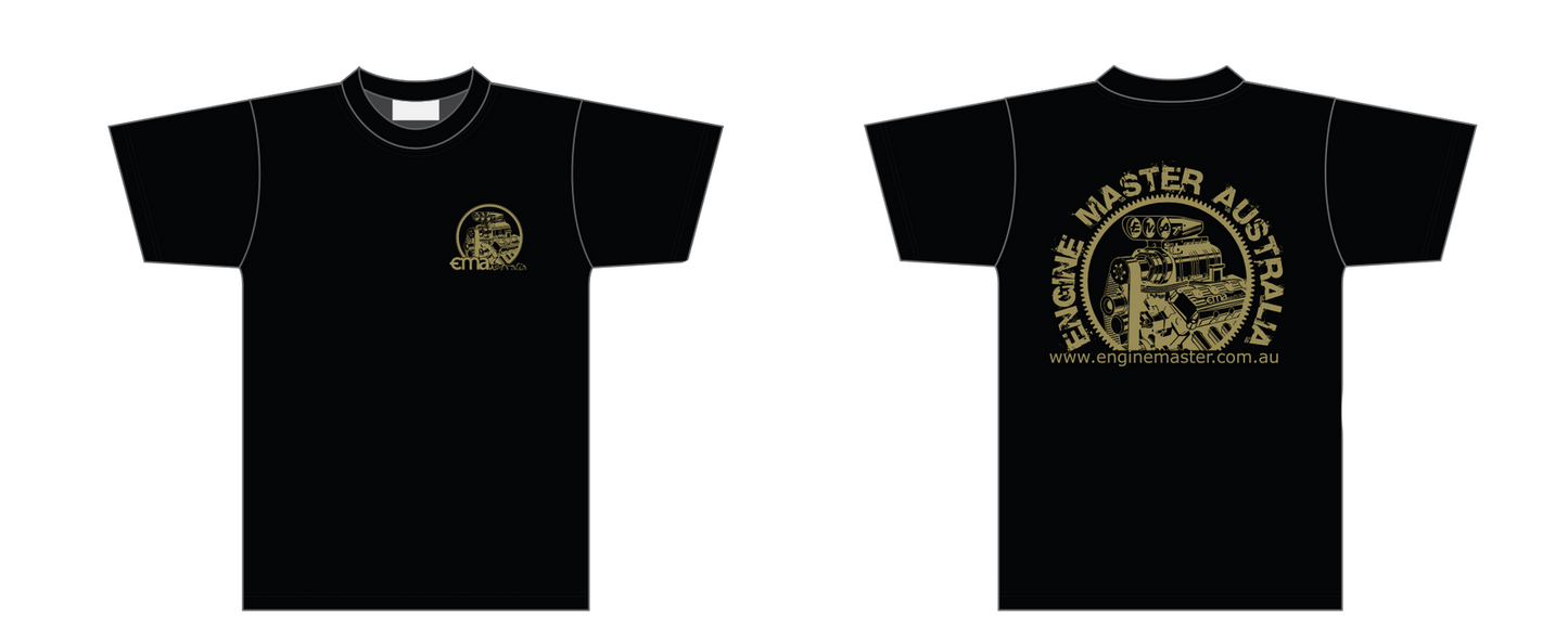 Engine Master *Limited Edition* Gold Metallic Engine T-Shirt