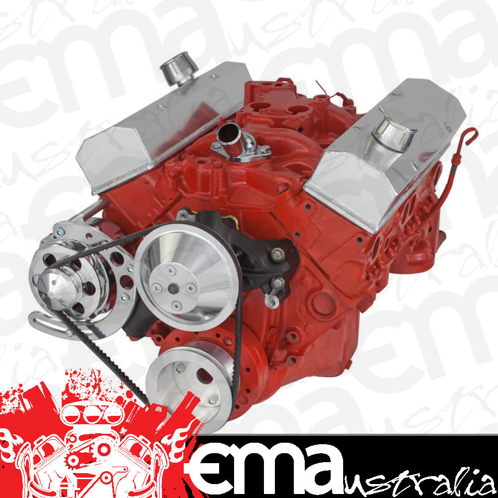 CVF Racing CVF-350-ALT-SYSTEM-C-LWP CHEVY SMALL BLOCK V-BELT SYSTEM