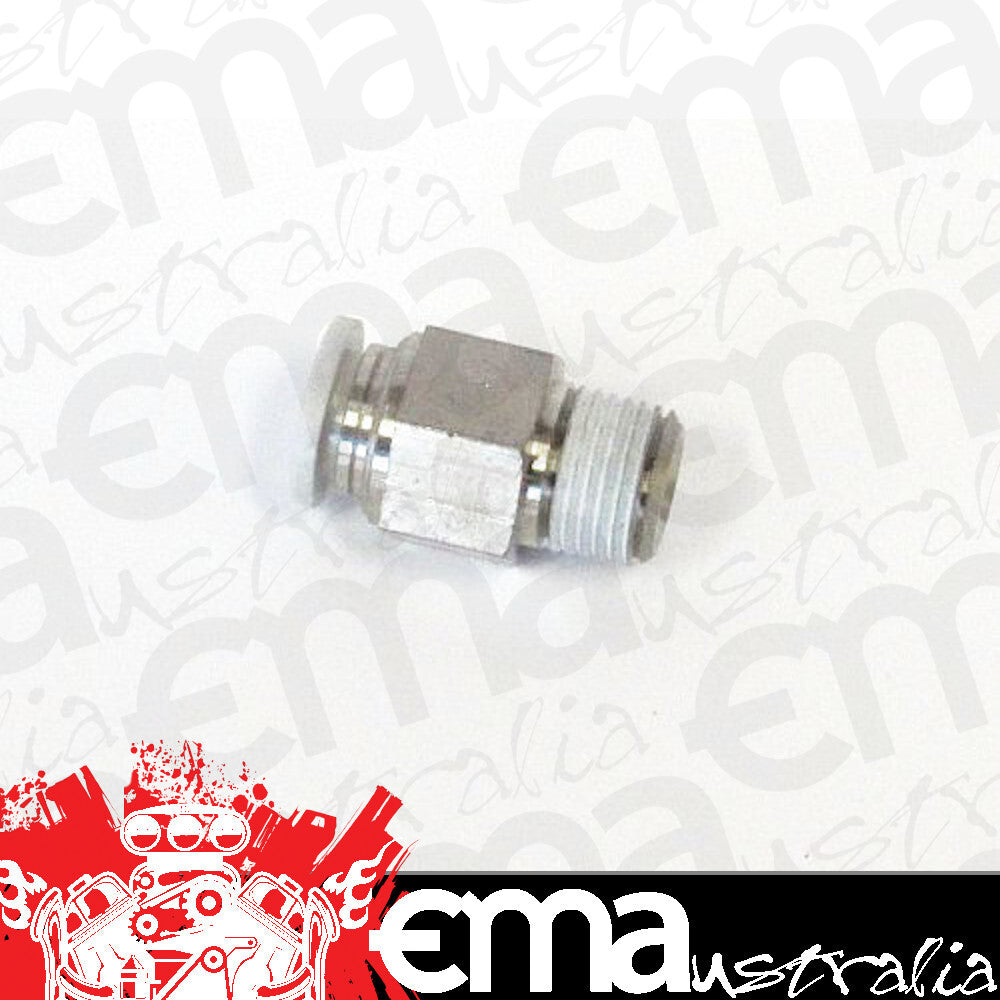 Electrimotion EM-SMC-STRAIGHT Smc 1/8 Npt - 1/4 Tube Fitting