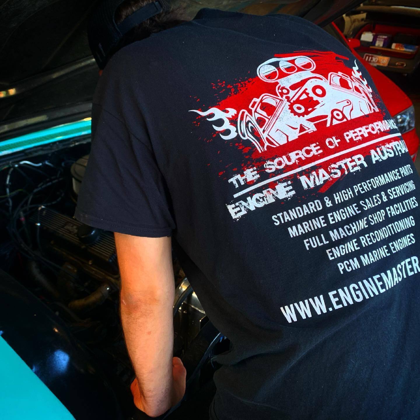 Engine Master Australia - Performance Engine T-Shirt (EMAPerformance)