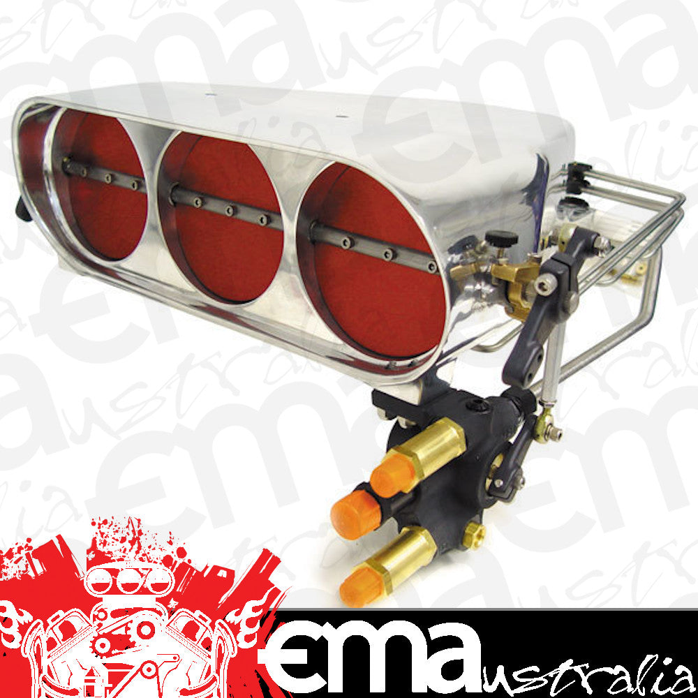 Enderle EN1003 Aluminium "Birdcatcher" Injector Hat Complete w/ Fuel Systen suit Petrol / Gasoline w/ Square Metering Valve