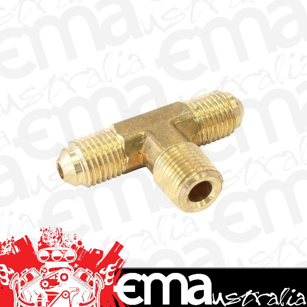 Enderle EN245-3 Brass T Fitting 1/8" npt To -3an