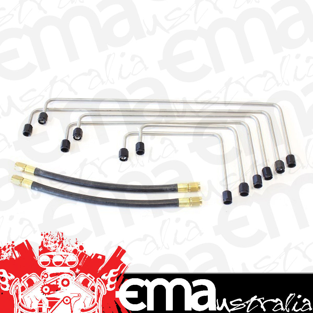Enderle EN4031.BAU Stainless Steel Top Nozzle Line Set suit Big & Ugly Injector Hat