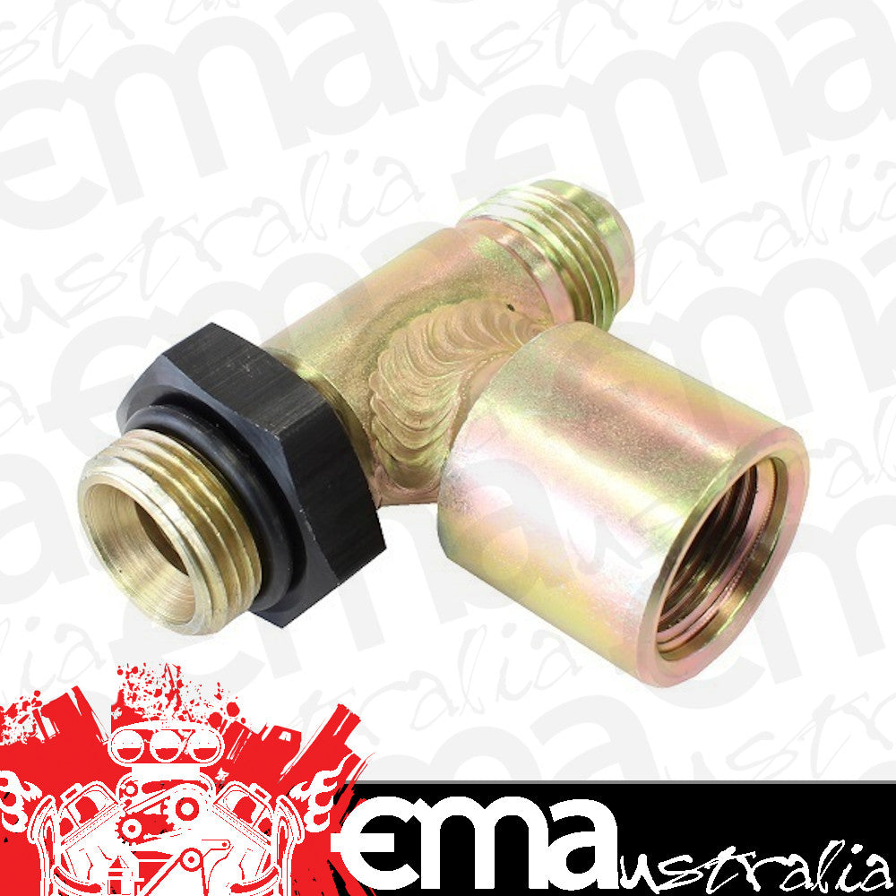 Enderle EN7000 Hi-Speed Tee Fitting -10an Inlet & Outlet w/ -8an On Side