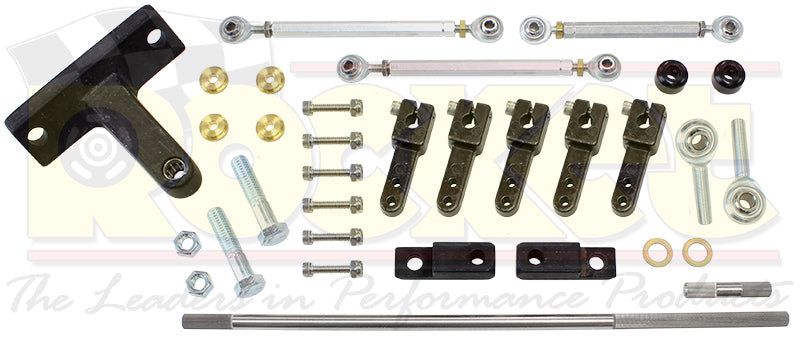 Enderle EN71-102 Tunnel Ram Linkage Kit suit BB Chev w/ Dual 4150 Sideways Mount Carburettor