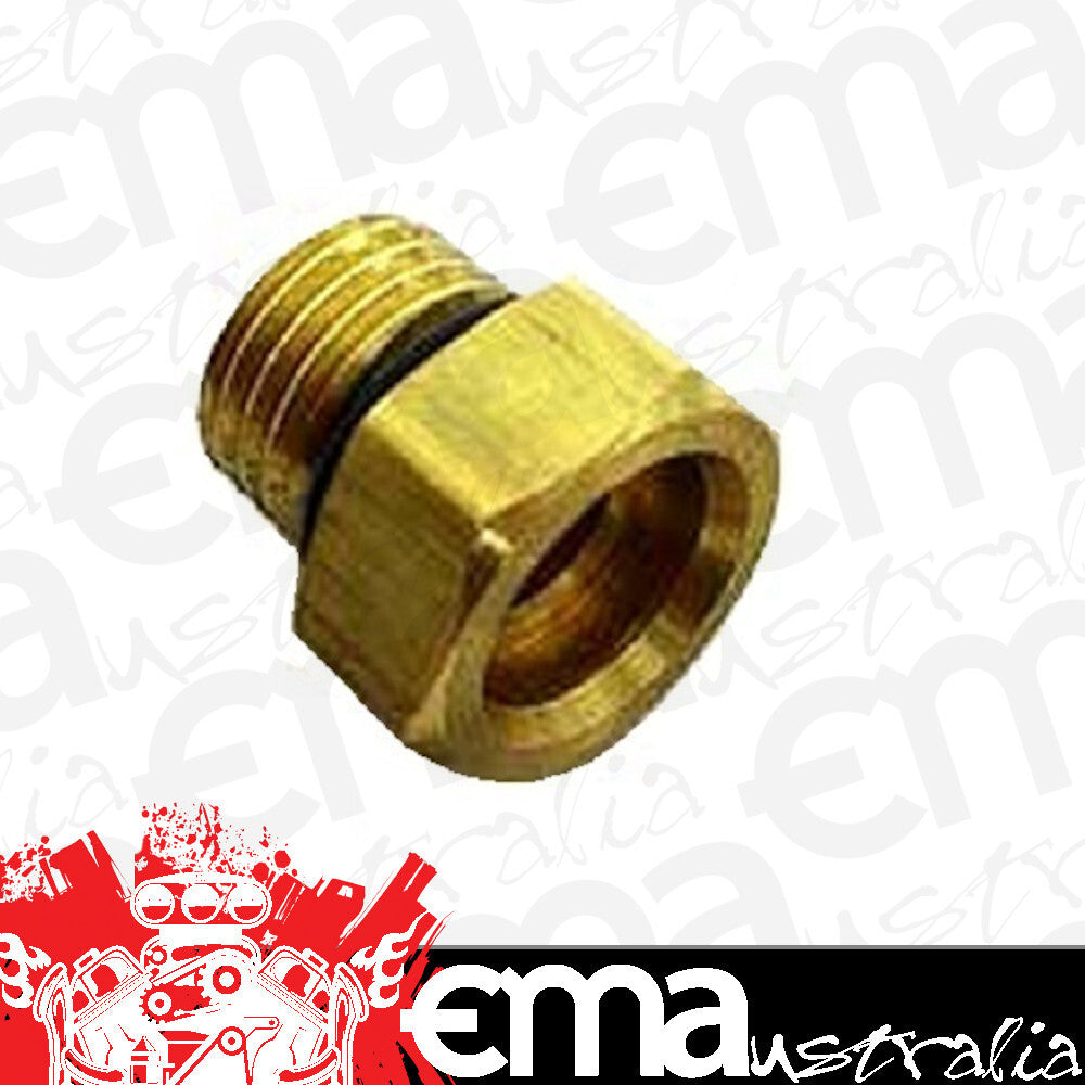 Enderle EN814-4 Hex Brass Plug Fitting -4an
