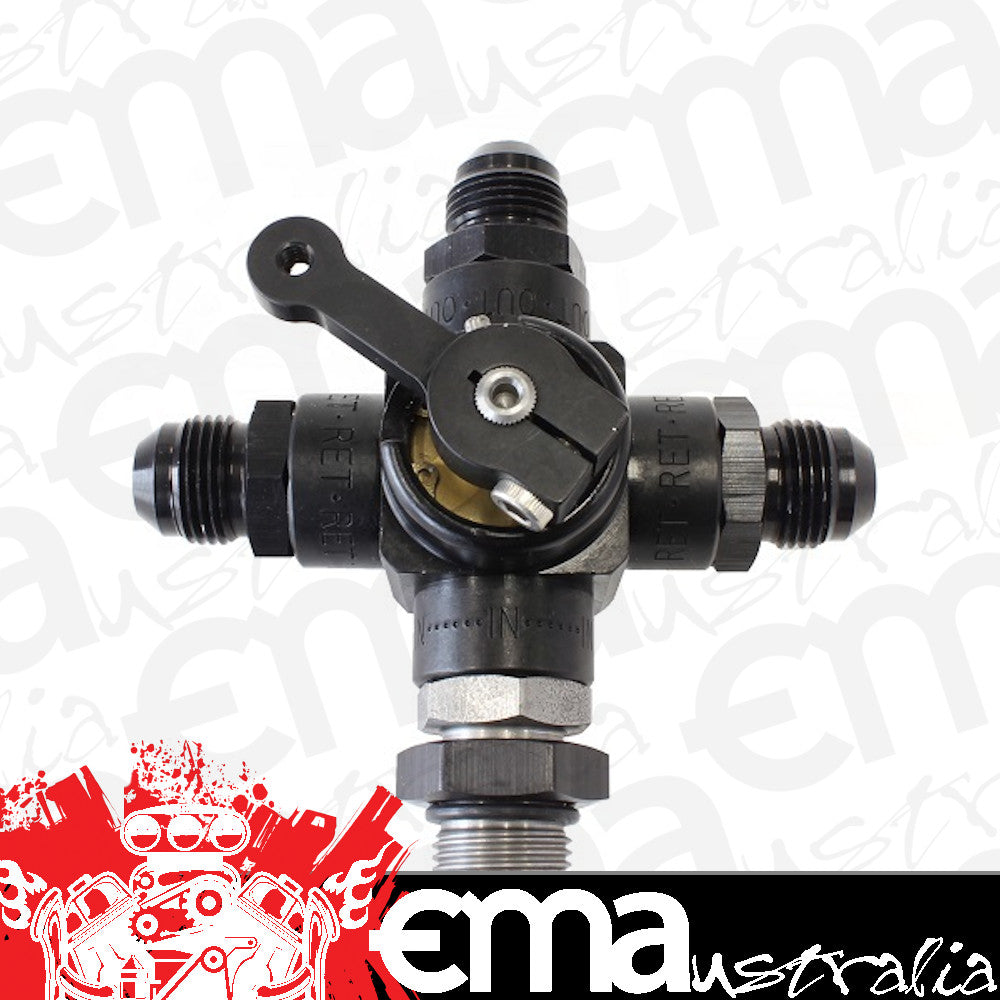 Enderle EN85215 4-Way Shut Off Valve -8an
