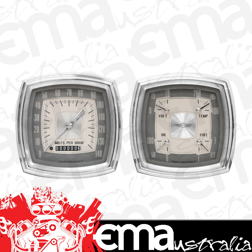 Classic Instruments ES02 Esquire - 2 Gauge Set - 4? Speedo & Quad