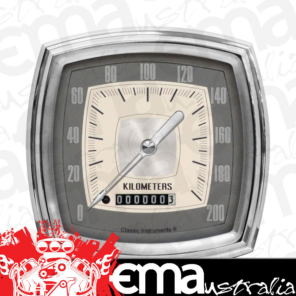Classic Instruments ES59 Esquire 4? Speedometer 200 KPH