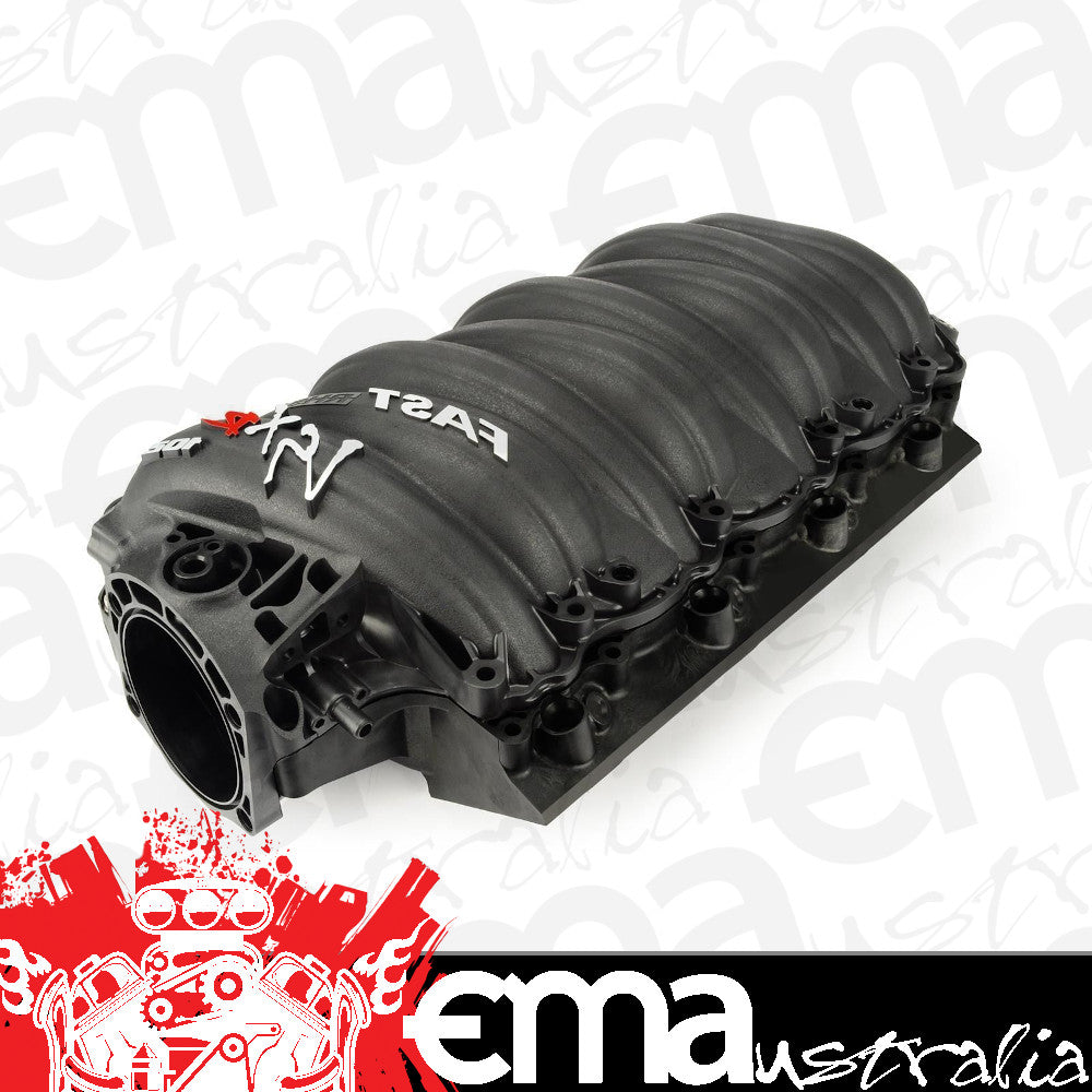 Chevy Holden small block Gen III/IV LS1/LS2/LS6 5.7L/6.0L V8 with cathedral port heads LSXR 102mm Intake Manifold Black Suit Chev 5.7/6.2L FAST - Fuel Air Spark Technology