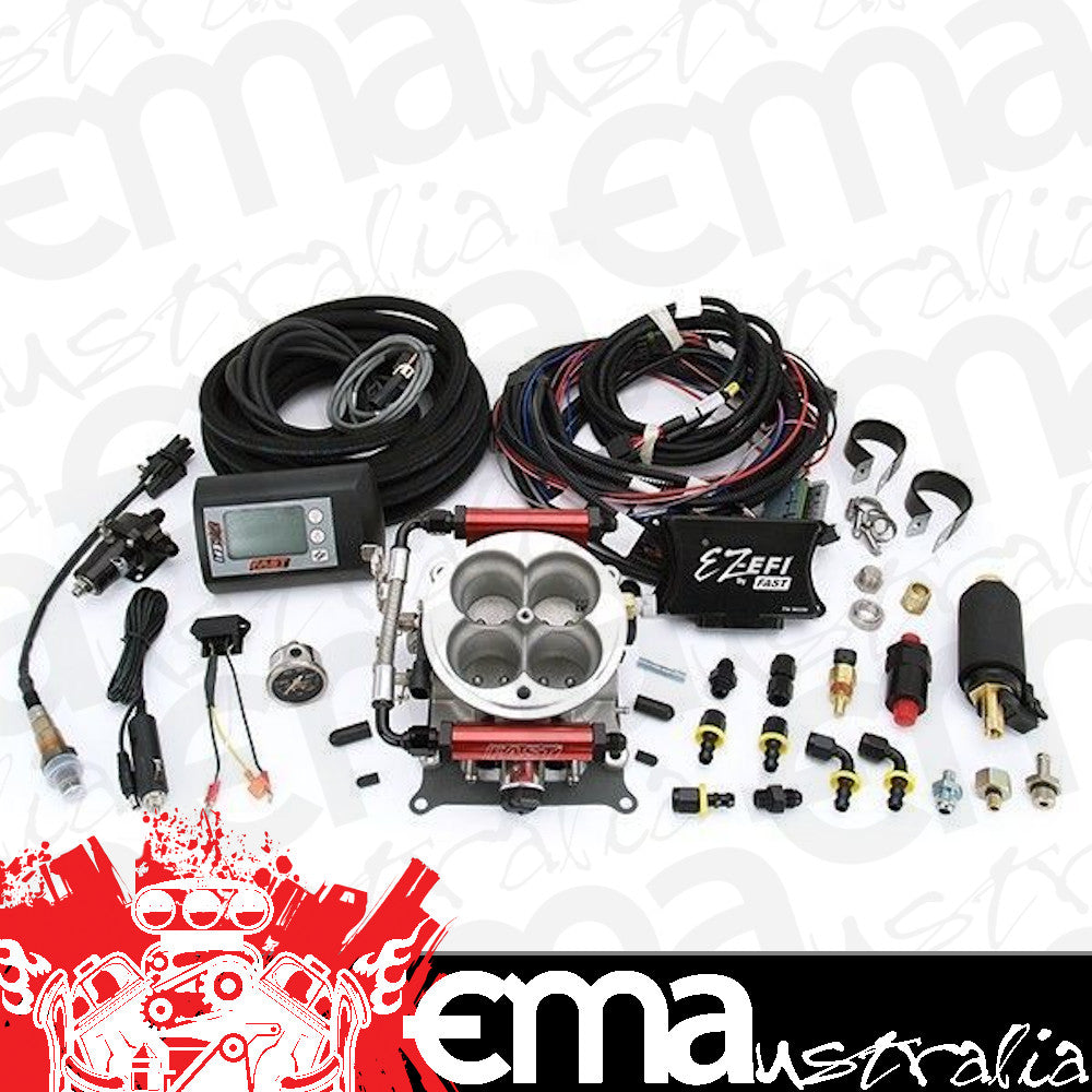 FAST FAST30227-KIT EZ-EFI 4 Bbl Throttle Body Self Tuning EFI System Master Kit
