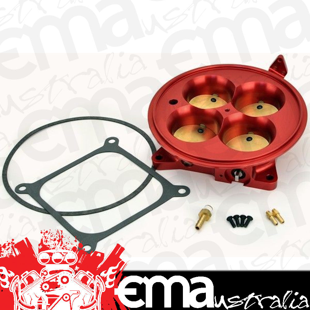 FAST FAST307604 2000Cfm High Flow 4500 Type 4Bbl Throttle Body Inc Tps Red