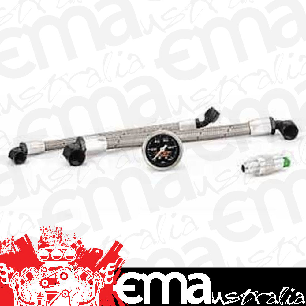 FAST FAST54028G-KIT LSX LS1 Fuel Line Conversion Kit w/ Fuel Pressure Gauge