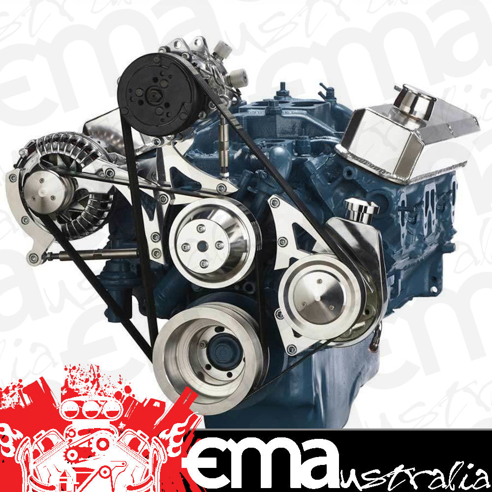 CVF 360-SERPENTINE-AC Small Block Chrysler Serpentine Conversion Air Conditioning and Power Steering