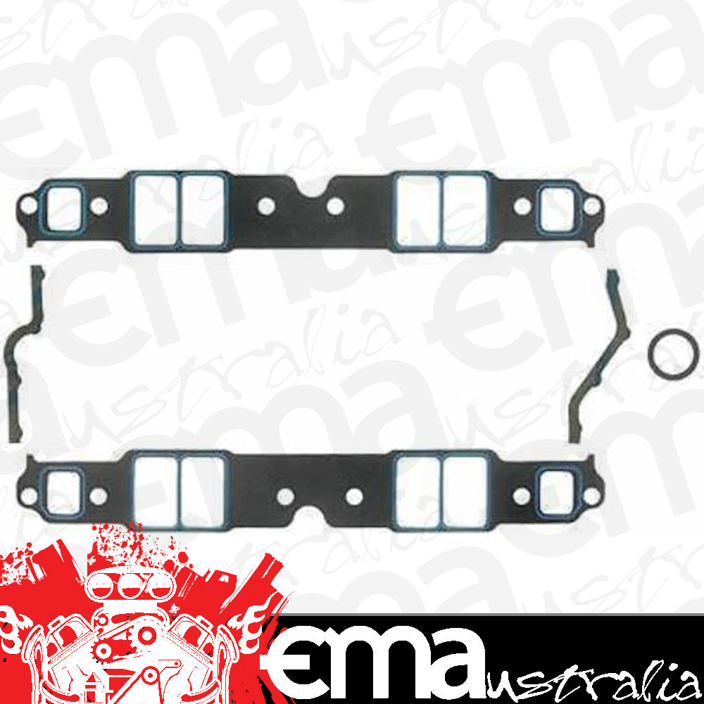 Chev Small Block Gen I 262-400 C.I.D 1955-'95 Printoseal Intake Gaskets SB 2.28" X 1.38" Port Fel-Pro Gaskets FE1207